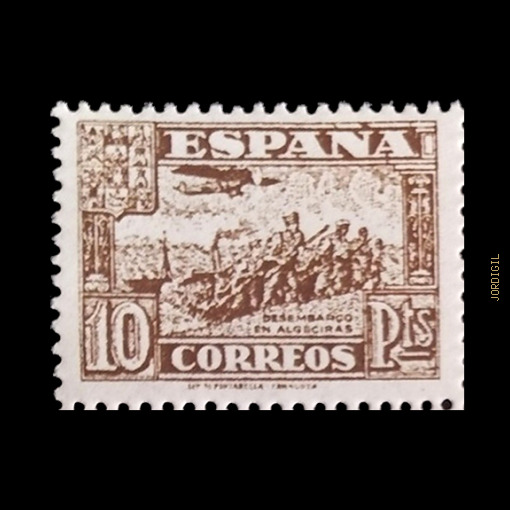 España · Edifil 813 · 1936-1937 · 20 €