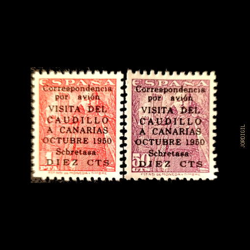 España · Edifil 1088-1089 · 1951 · 50 €
