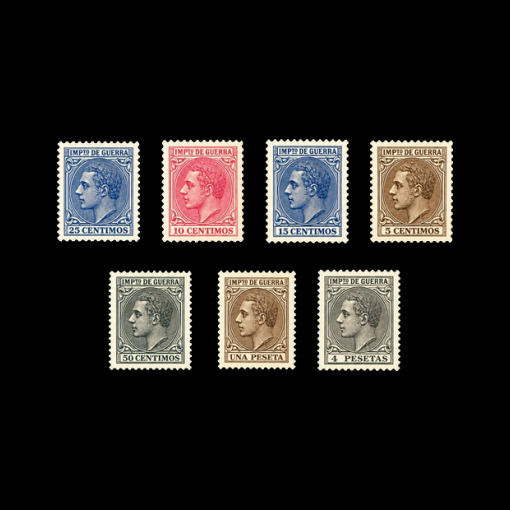 España · Edifil NE4-NE10 · 1879 · 55 €