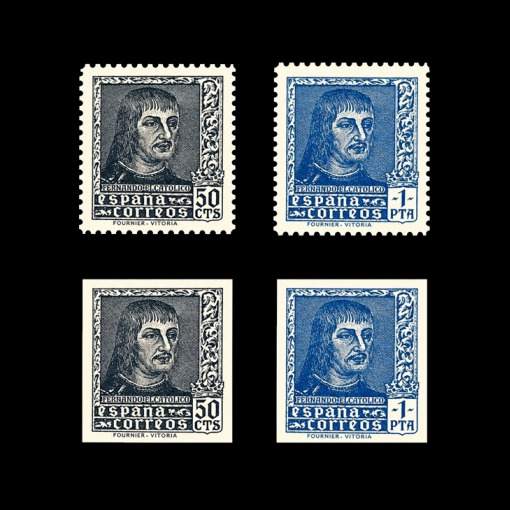 España · Edifil NE58-59 y NE58-59s Dentados y sin dentar · 1938 · 60 €