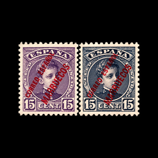 Marruecos · Edifil NE1-2 · 1903-09 · 60 €