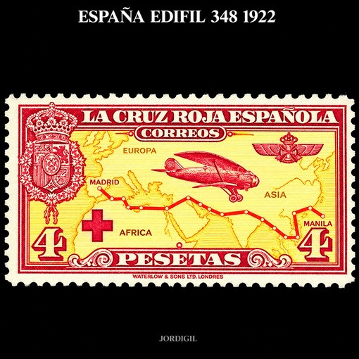 España · Edifil 348 · 1926 · 18 €