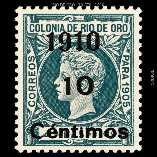 Rio de Oro · 1910 · Edifil 54 · 75 €