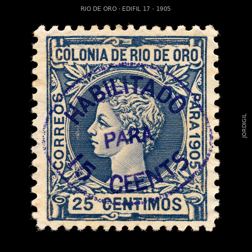 Rio de Oro · 1905 · Edifil 17 · 45 €