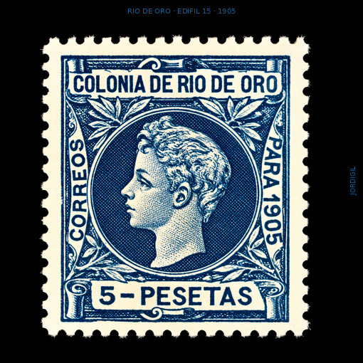 Rio de Oro · 1905 · Edifil 15 · 25 €