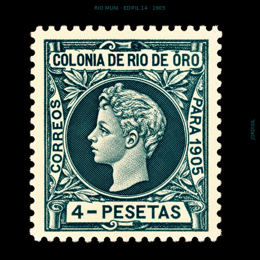 Rio de Oro · 1905 · Edifil 14 · 15 €