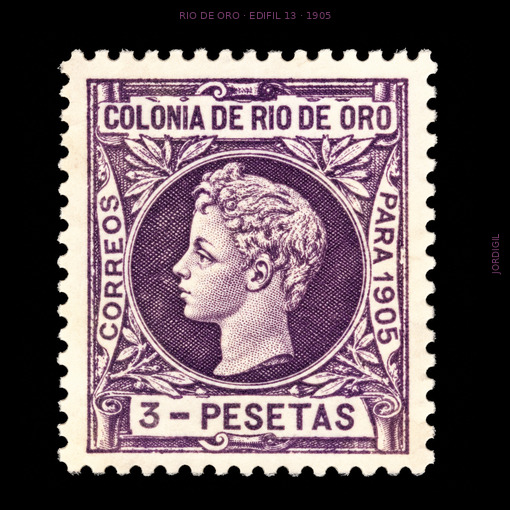 Rio de Oro · 1905 · Edifil 13 · 15 €