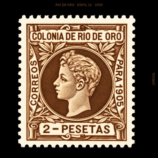 Rio de Oro · 1905 · Edifil 12 · 25 €
