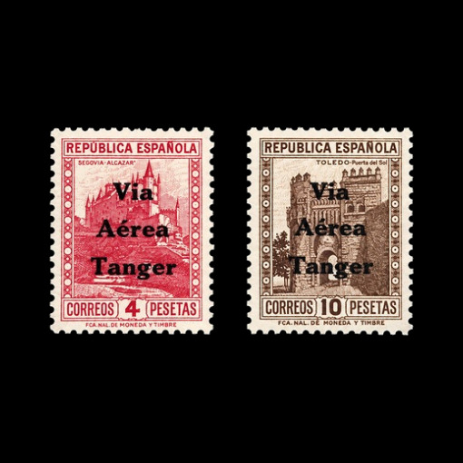 Tánger · 1938 · Edifil 139-140 · 55 €