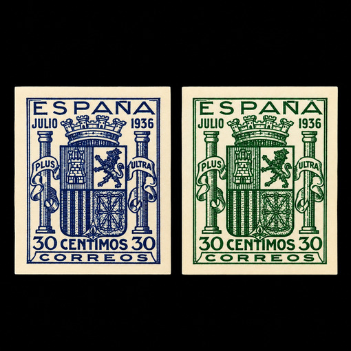 España · Edifil NE56-57 Sin dentar
