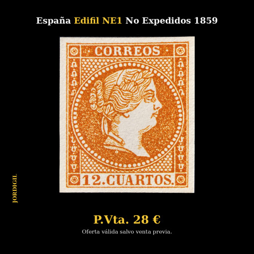 España · Edifil NE1 · 1859 · 20 €