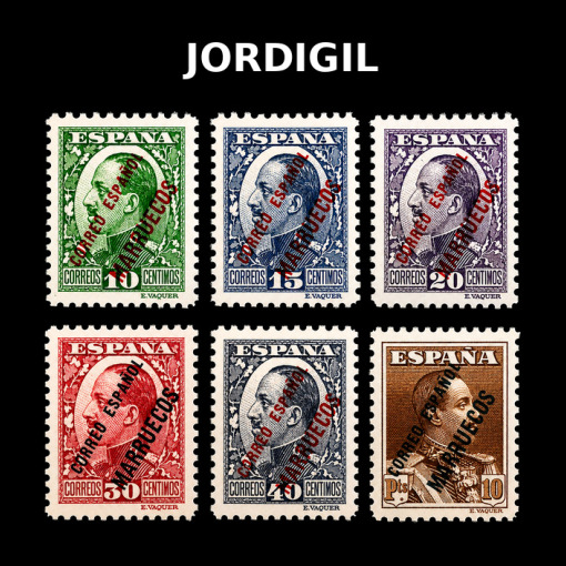 Tánger · Edifil 64-69 · 1940-1945 · 35 €