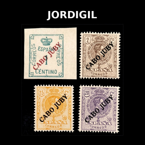 Cabo Juby · Edifil 19-21+20A · 1922-1923 · 85 €