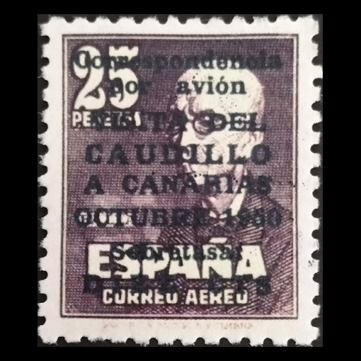 Visita del Caudillo a Canarias España · 1951 · Edifil 1090 · 50 €