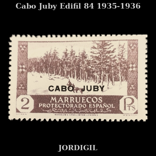 Cabo Juby · 1935-1936 · Edifil 84 · 27 €