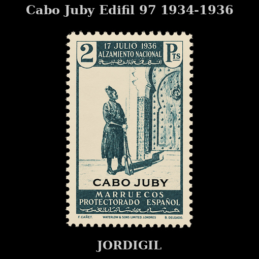 Cabo Juby · 1934-1936 · Edifil 97 · 25 €