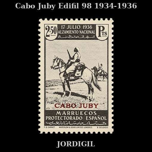 Cabo Juby Edifil 98 1934-1936 · 25 €